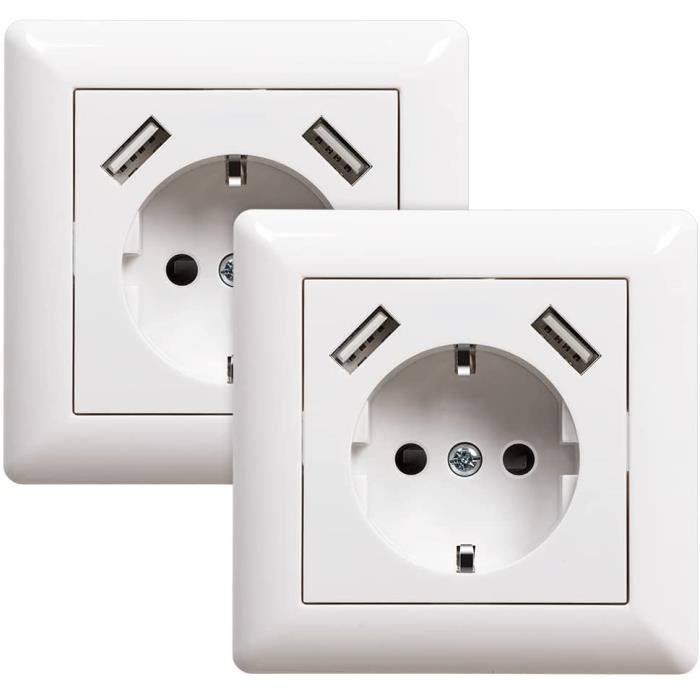 Chargeur USB 5 V 2,1 A Compatible Avec Bticino Living Light,prise USB