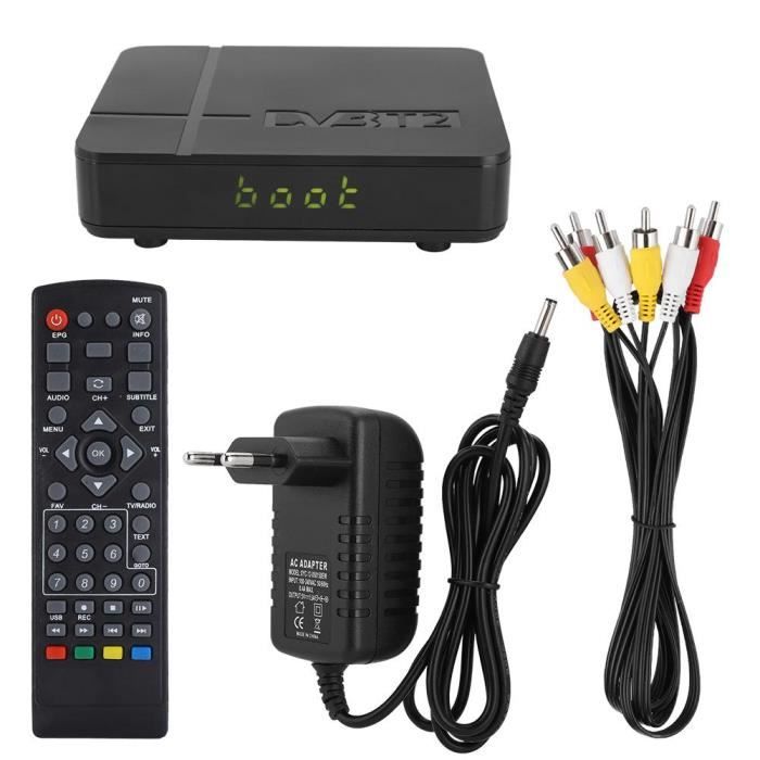 QILUSet Top BoxMINI DVB T2 HD Décodeur TV numérique 950mhz2150mhz