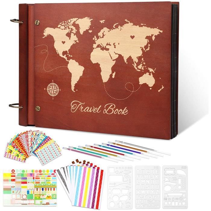 Lot De 2 Albums Photo Scrapbooking 17x17 Cm - Grand Format Pour DIY, Souvenirs Famille, Mariage, Voyage