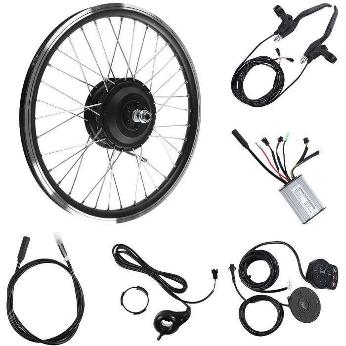 Kit de conversion de vélo électrique avec écran LCD, accessoires de scooter électrique, pièces de contrôleur de vitesse de VTT, 48V, YL80C Kit de conversion de vélo électrique avec écran LCD, accessoires de scooter électrique, pièces de contrôleur de vitesse de VTT, 48V, YL80C