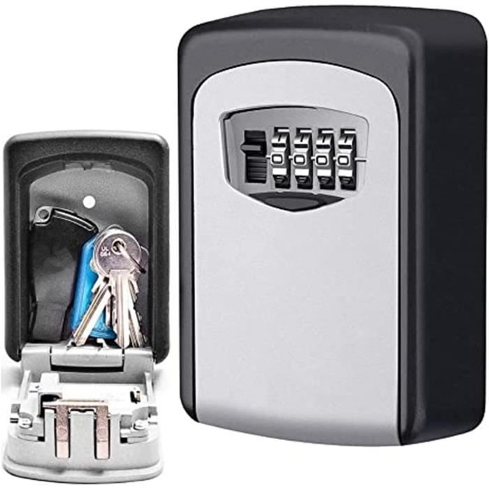 Boite à clés sécurisée avec Code à 4 Chiffres Boîte à clés Murale Étanche  Boîte à