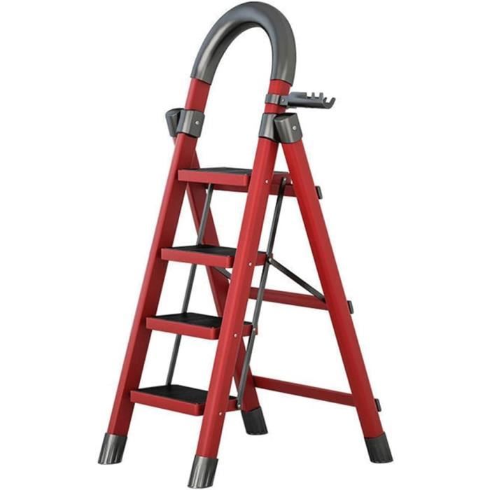 Échelle Pliable 3 Marches BONTEC - Plateforme Antidérapante - 150kg Capacity