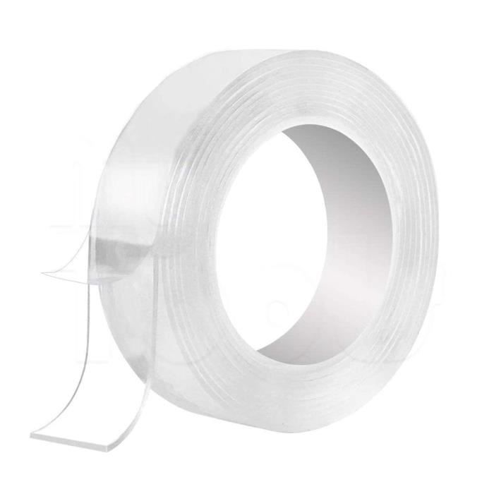 Ruban Adhésif Double Face Extra Fort - 300cm X 3cm, Amovible Sans Trace, Pour Murs Et Décoration
