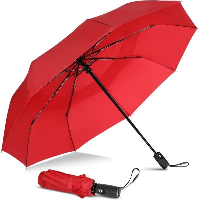Acheter Parapluie de voyage pliable, grande taille, solide, coupe