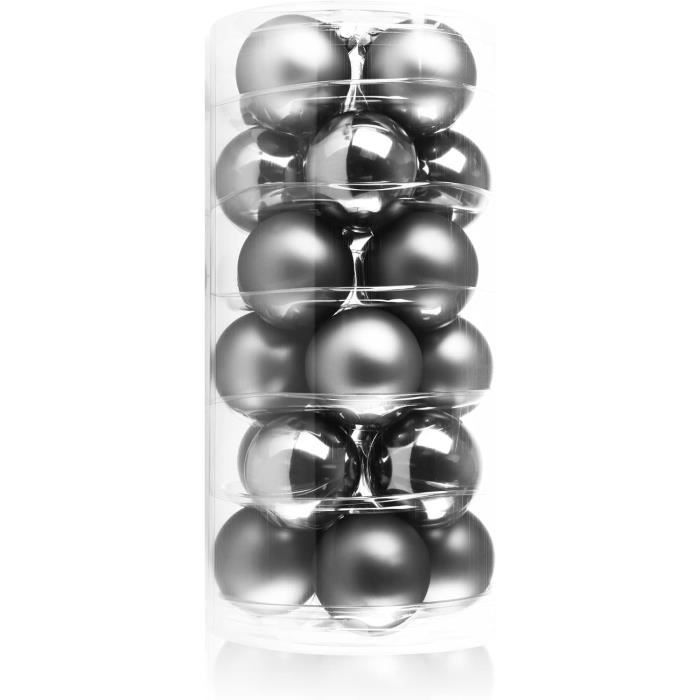 Mini Boules De Sapin De Noël En Verre En Or Vert 3cm 9 Pcs