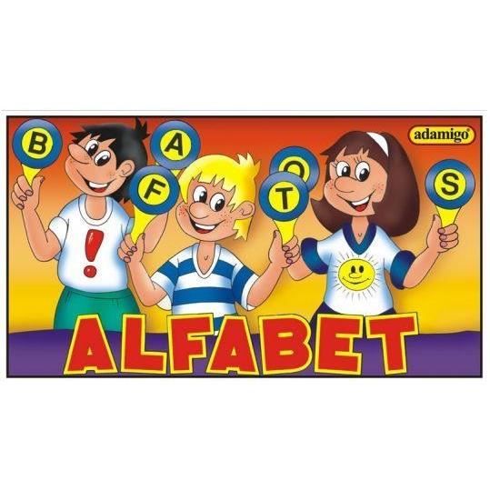 Jeu éducatif - ADAMIGO Gra Alfabet - alphabet - dès 3 ans - 22 5×13×3 cm