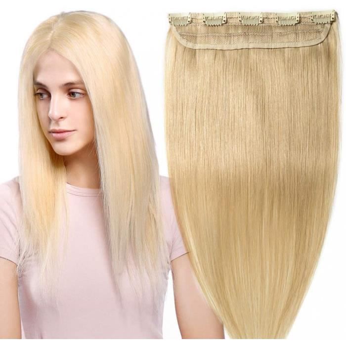 Extension Cheveux  No606 Clip Naturel Monobande  Une Pi ce 