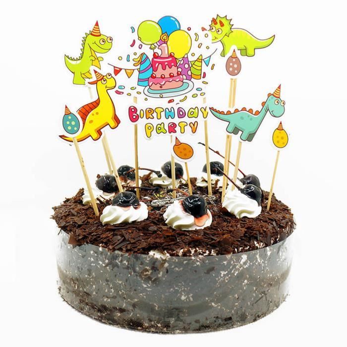 Lot De 11 Pieces Top Gateau Dinosaures Decoration Gateau Anniversaire Enfant Achat Vente Ustensiles Decoration Lot De 11 Pieces Top Gateau Cdiscount