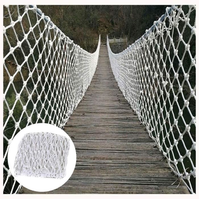 Filet De Décoration, Toile De Jute De Plafond Rétro Résistante à L'usure, Décoration Murale De Sécurité Extérieure (couleur : Beige-8 Cm, Taille : 1 X 1 M