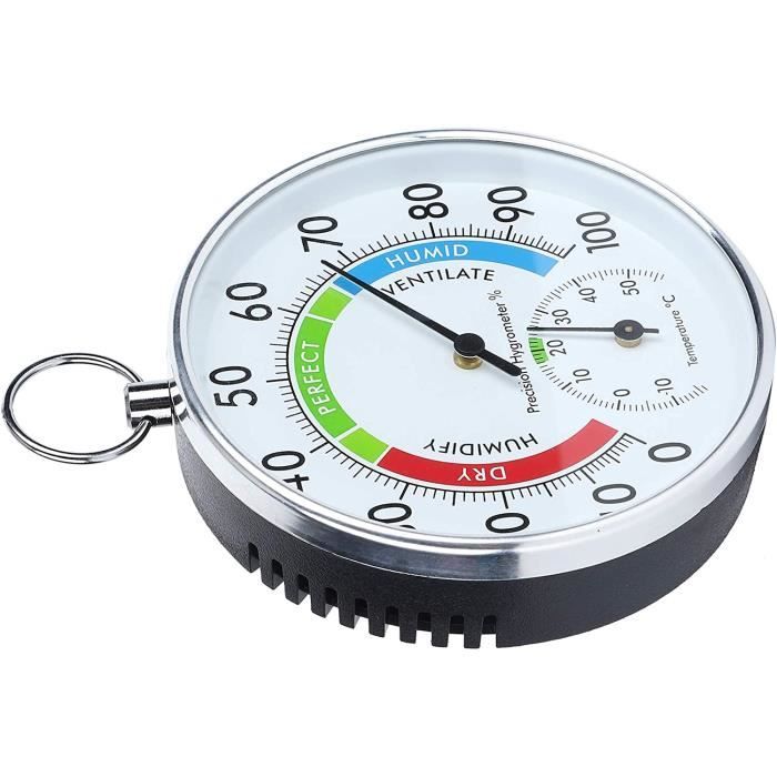 Thermomètre-hygromètre Miniature - Lot De 3 - Précision Température & Humidité - Pour Chambre, Bureau, Serre, Voiture - Portable Et Discret - 2