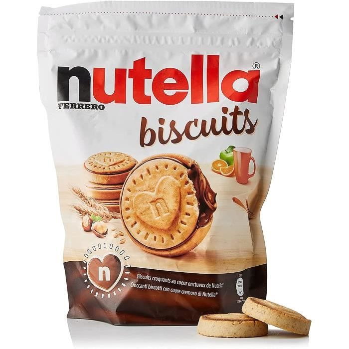 Verbasa Nutella Lot de 2 sachets refermables pour biscuits 304 g[780