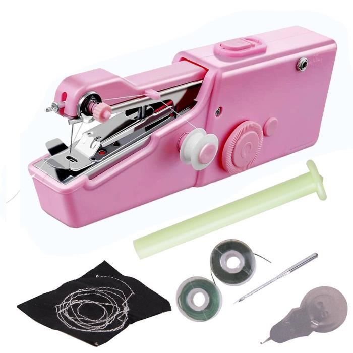 Mini Machine à Coudre Manuelle Portable - Sans Fil, Pour Débutants, Réparations Rapides