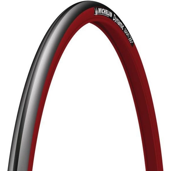 Pneu vélo route Michelin Dynamic Sport Access Line - 700x23C (23-622) - Noir rouge - TUBETYPE