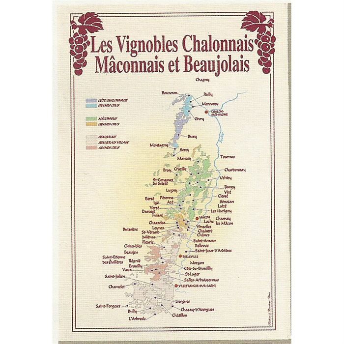 Torchon Carte Des Vins Vignobles Beaujolais Achat Vente Torchon Essuie Main Cdiscount Torchon Carte Des Vins Vignobles Beaujolais Achat Vente Torchon Essuie Main Cdiscount
