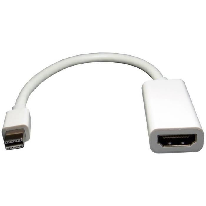 Cable Mac Mini DisplayPort to HDMI Cdiscount Informatique