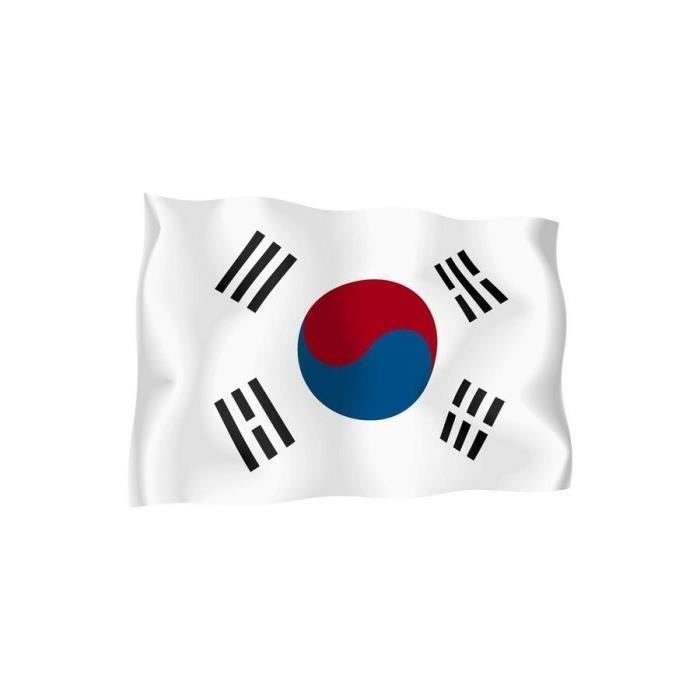Autocollant sud Corée-Allemagne drapeau drapeau 30 x 20 CM des autocollants autocollant