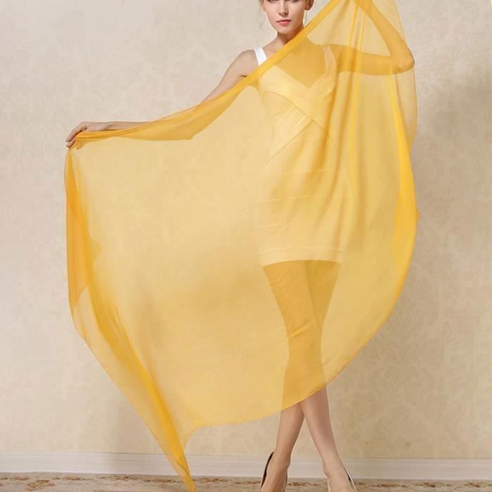 Foulard online jaune moutarde