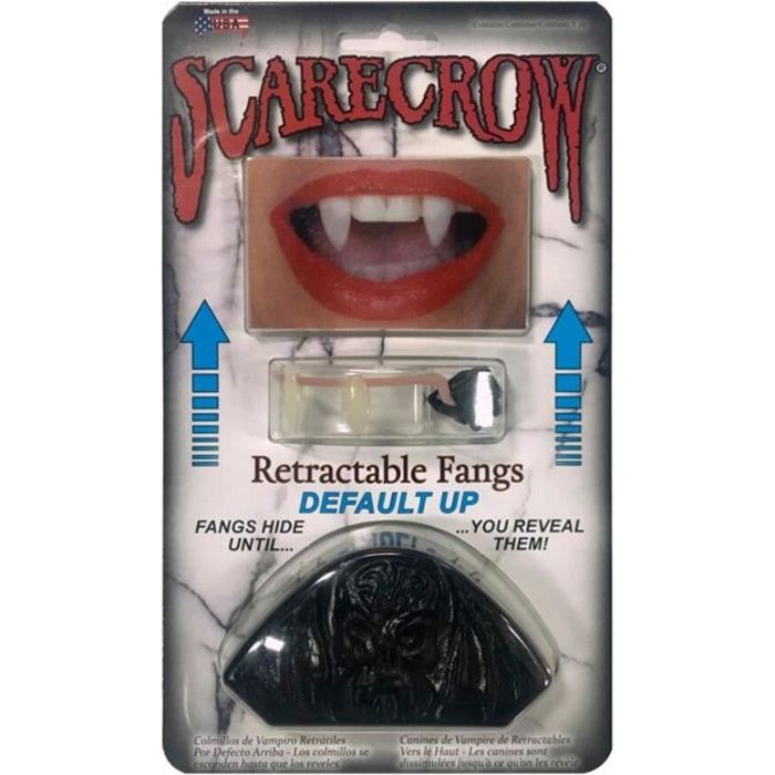 Epouvantail Dents De Vampire Retractables Up Cdiscount Jeux Jouets