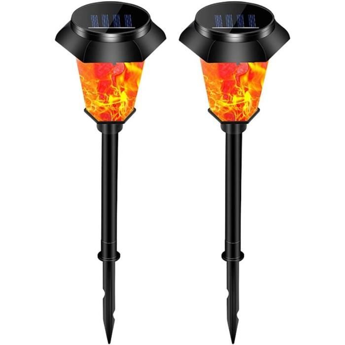 Lampe Solaire Exterieur, 6Pack Torche Solaire Exterieur Jardin , pour