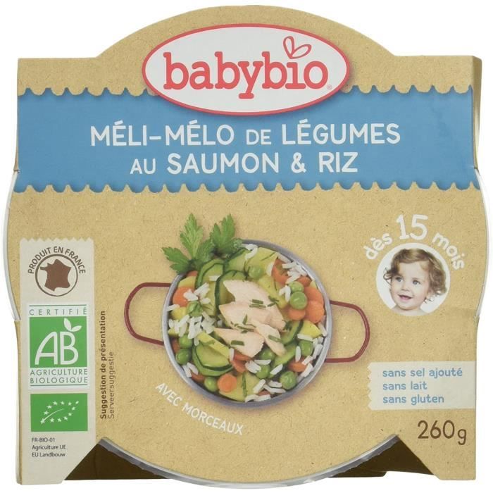 Repas Viandes Et Poissons Bebe Babybio Assiette Meli Melo De Legumes Au Saumon Riz 15 Mois 260 G 1 Pc Cdiscount Puericulture Eveil Bebe Repas Viandes Et Poissons Bebe Babybio Assiette Meli Melo De Legumes Au Saumon Riz 15 Mois 260 G 1 Pc Cdiscount Puericulture Eveil Bebe