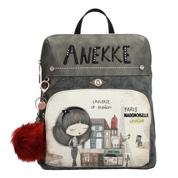 Sac à Dos Anekke Hollywood – Multicolore, Beige Et Marron, Paillettes, Neuf
