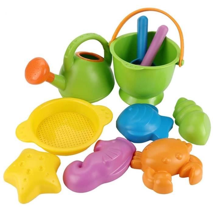 Msddc 10 Plage Enfants Jouets 1 6 Ans Bebe Jouer Avec Outils De Sable Pelle Beche Hourglass Set Combinaison De Cdiscount Jeux Jouets
