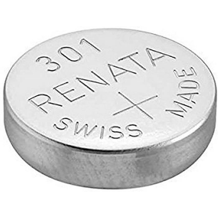 Renata Lot De 10 Piles Montre 390 SR1130SW Suisse 1.55V Sans Mercure