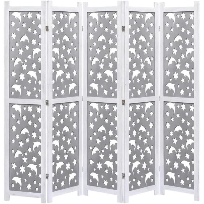 Paravent Court 4 Panneaux Cloison Séparation Déco Paravent Déco 4 Panneaux 50cm - Cloison Séparation Créative Jaune Séparateur De Pièces