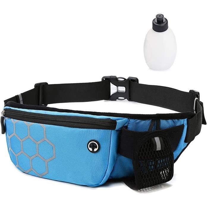 Ceinture de course avec porte-bouteille d'eau (y compris la bouteille),  ceinture running sangle élastique réglable sac banane étan - - Cdiscount  Sport