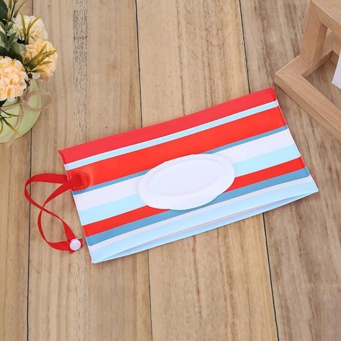 Sac Portable Pour Lingettes Humides - Étui De Voyage Réutilisable