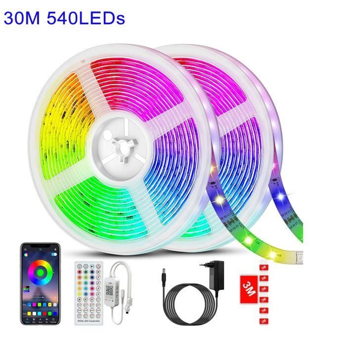 Dww-ruban Led 10m Rgb Led Ruban Musique Bande Led Contrl Par App