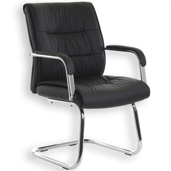 Chaise Visiteur Cedric Noir Achat Vente Chaise De Bureau Soldes Sur Cdiscount Des Le 20 Janvier Cdiscount