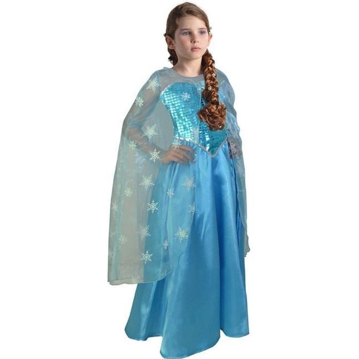 Robe Princesse des neiges 5-7 ans - Made in Bébé