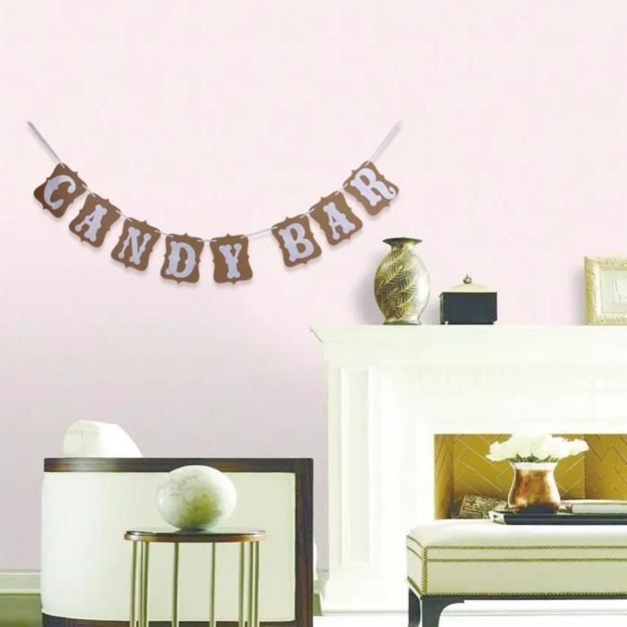 Candy Bar En Papier Guirlande Banniere Banderole Accessoire Deco De Mariage Champetre Anniversaire Cdiscount Maison Candy Bar En Papier Guirlande Banniere Banderole Accessoire Deco De Mariage Champetre Anniversaire Cdiscount Maison