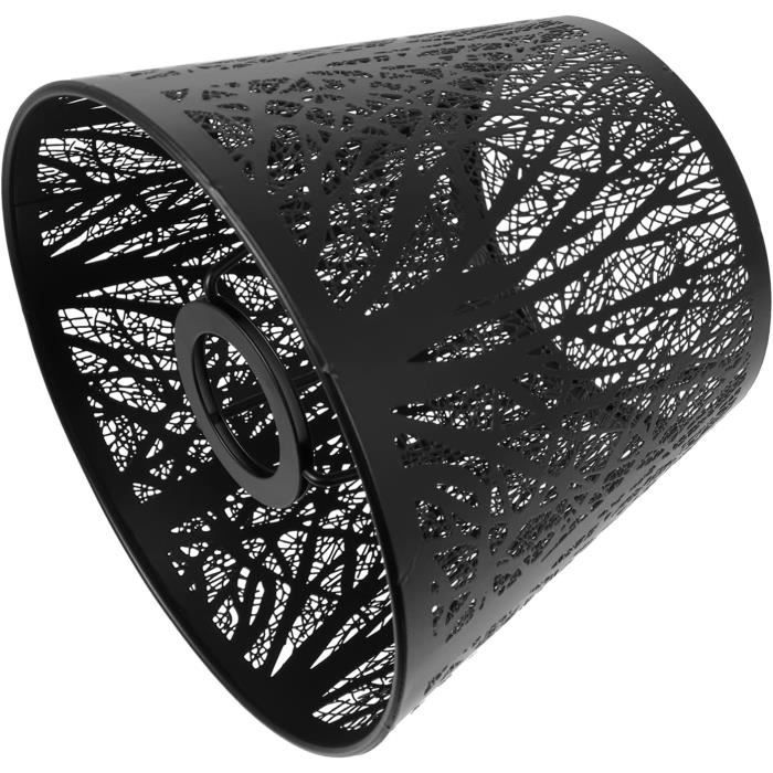 Abat-jour Métal Arbre Design - Forme Ajourée, E27, Blanc - Pour Lampe De Chevet Ou Lustre Moderne