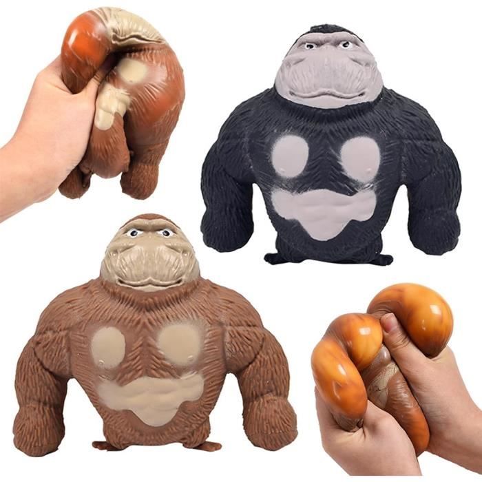 Lot De 4 Jouets Anti-Stress à Yeux Qui Sortent - Licorne, Canard, Chien, Insecte - Pour Enfants Et Adultes - 10