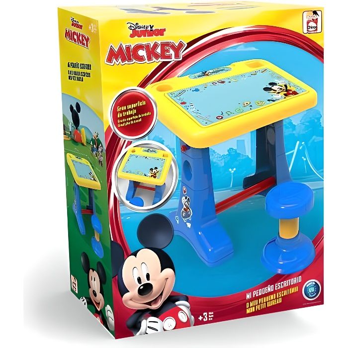 Pupitre Mickey avec coffre de rangement et grande surface de travail - CHICOS