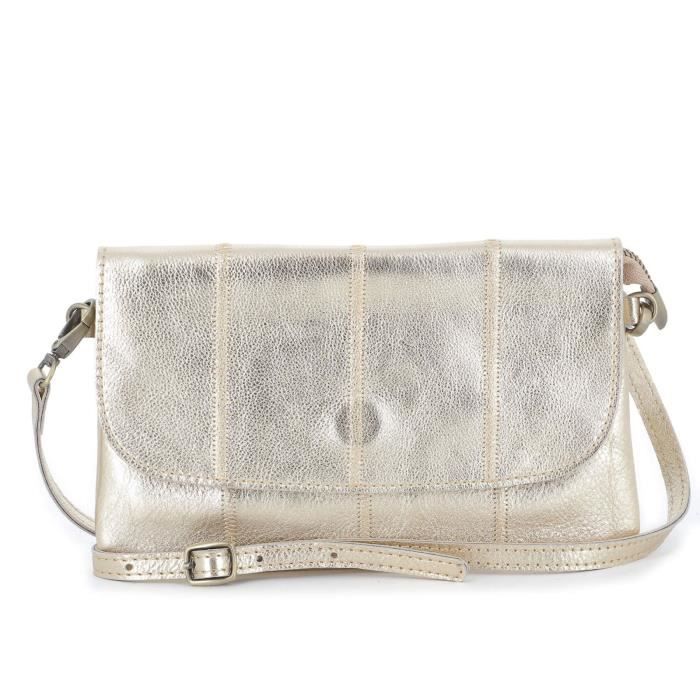 SH Leder Palma G299 Pochette Bandoulière Cuir Véritable 31,5 X 16,5 Cm