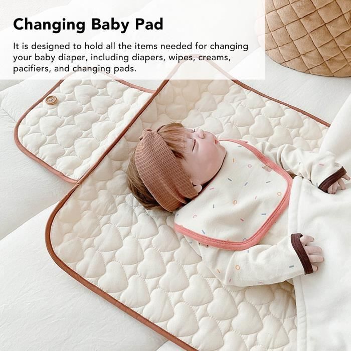 Matelas à Langer Pour Bébé, Matelas à Langer Mperméable, Cadeau De