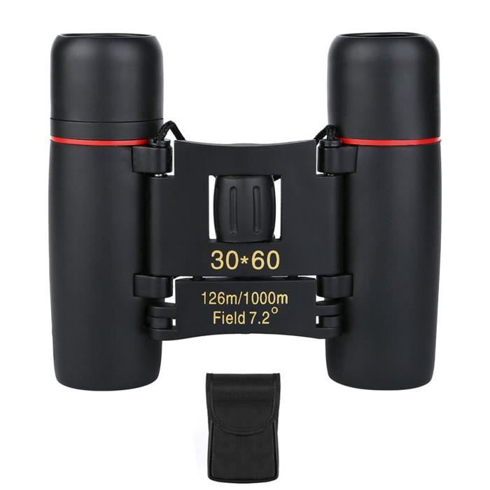 Jumelles Compactes Flintronic 30x60 - 8x Grossissement, Vision Nuit, Parfaites Rando Et Chasse