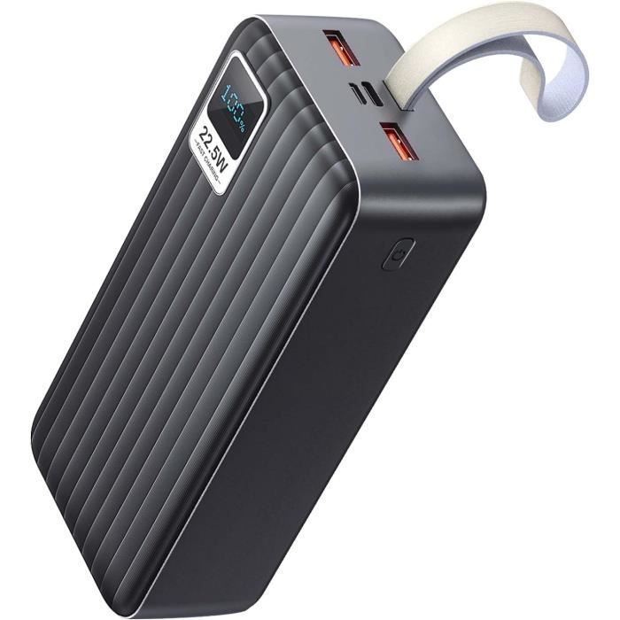 Powerbank USAMS PB58 10000mAh 22,5W – Charge Rapide QC3.0+PD – Noir
