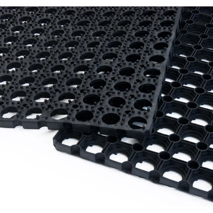 Connecteurs Pour Tapis Caillebotis Caoutchouc Etm - Lot De 10 Pièces - Compatible épaisseurs 16 Mm Et 23 Mm