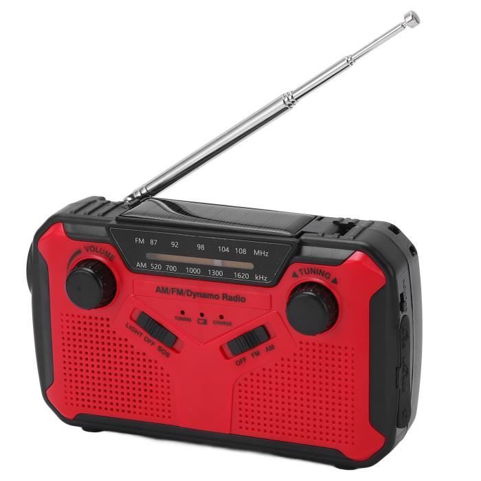 Lanterne D'urgence Multifonction Jeep Utility AM/FM - 10 En 1 - Fluo Et Incandescente - JXFFL80
