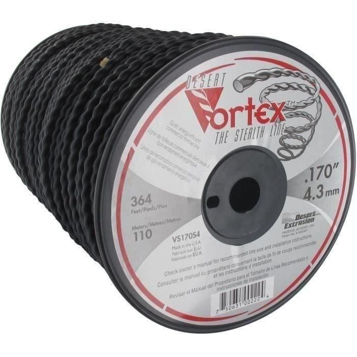 Bobine fil nylon copolymère VORTEX - Longueur: 110m, Ø: 4,30mm