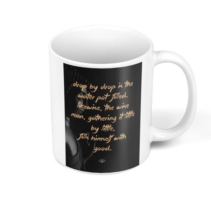 Mug Ceramique Feeling Good Citation Inspirante Anglais Bouddha Bouddhisme Bien Etre Spiritualite Achat Vente Bol Cdiscount