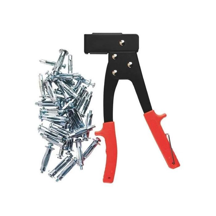 Kit Pince + 16 chevilles métalliques pour corps creux HM avec vis FISCHER 536020 - vue 2