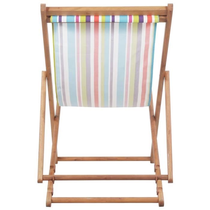 Chaise Pliante Motif Floral - Pour Camping, Plage, Jardin - HMJ