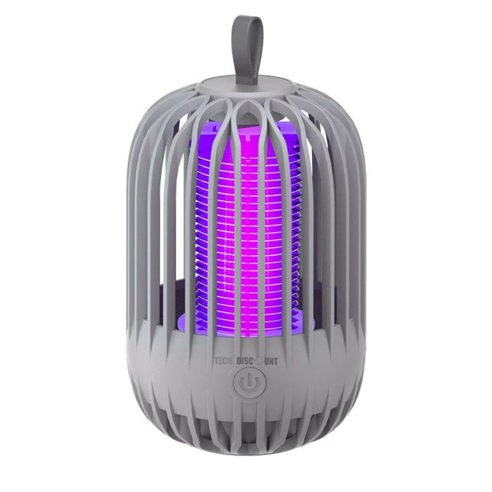 lampe anti-moustique inn® 13.5*8.5cm fonctionnement silencieux lumière violette pour attirer les moustiques