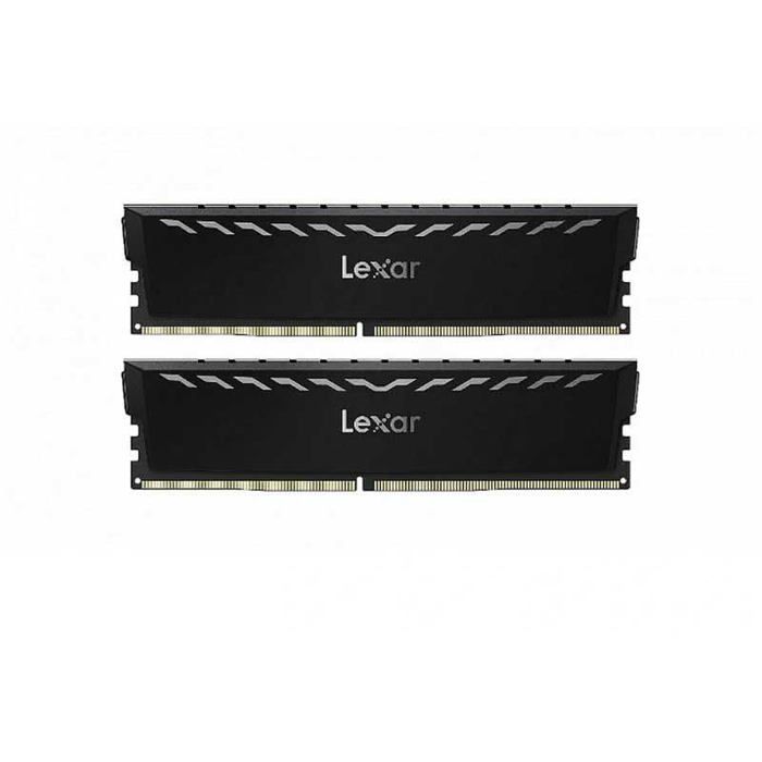 Kit Barrettes mémoire 32Go (2x16Go) DIMM DDR4 Lexar Thor 3600Mhz (Noir)