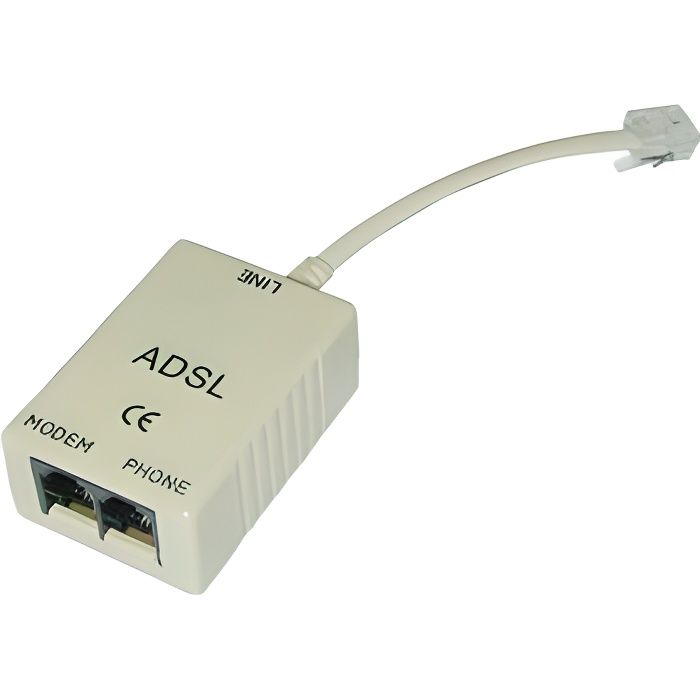LINDY Filtre ADSL - 3 prises RJ11 - Cdiscount Informatique